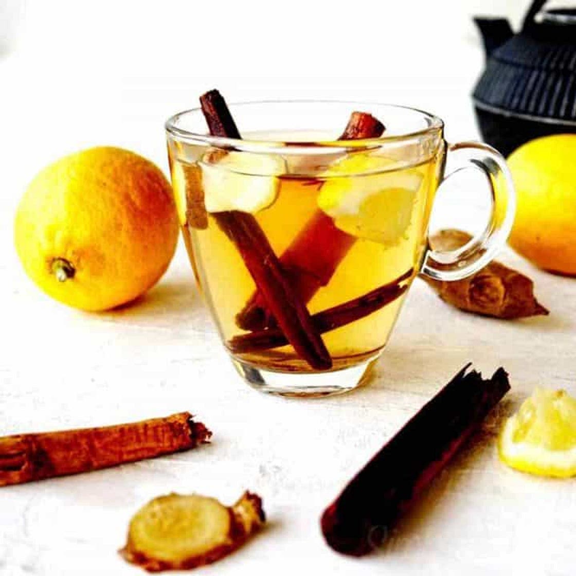 Fresh Ginger Lemon Cinnamon Tea