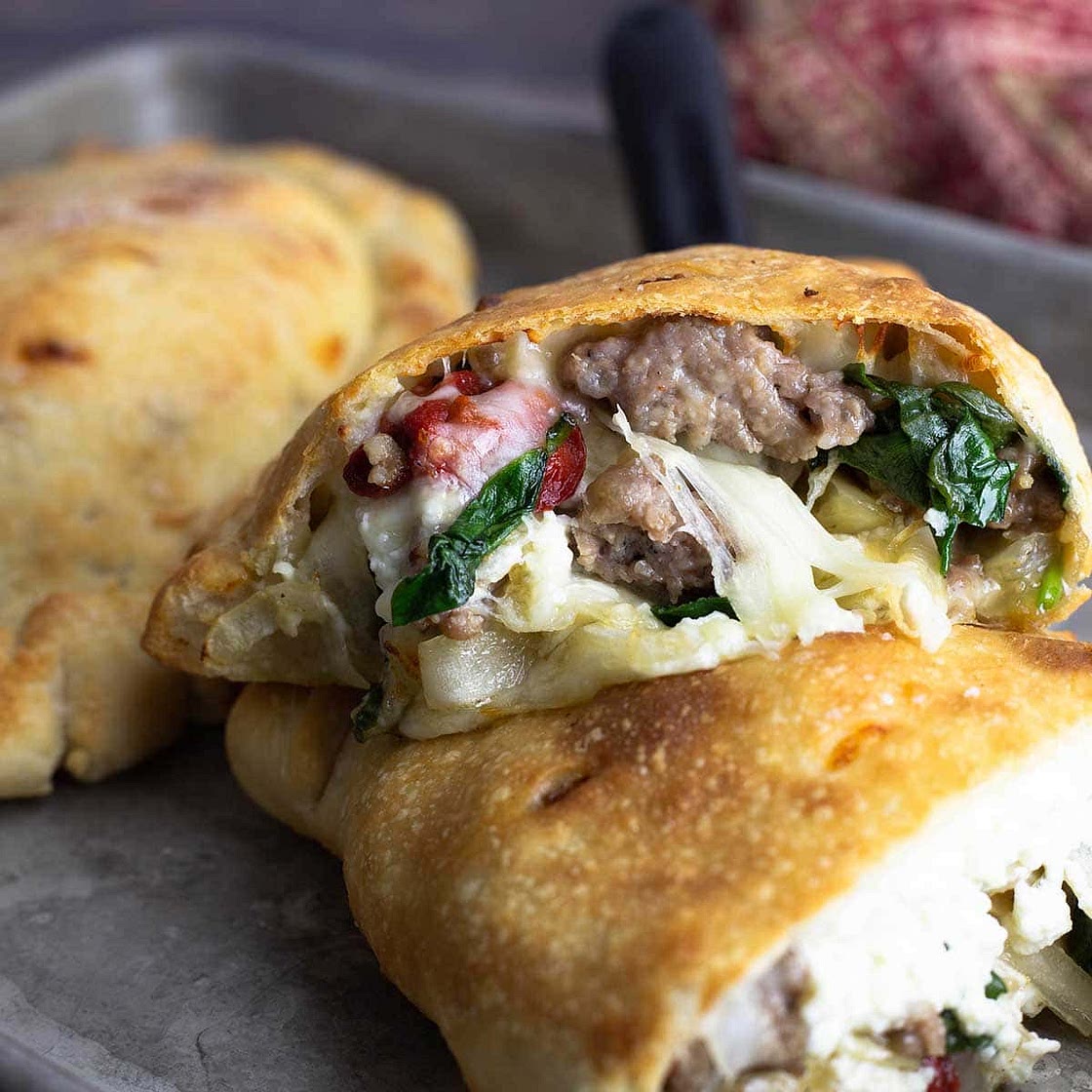 Air Fryer Calzone