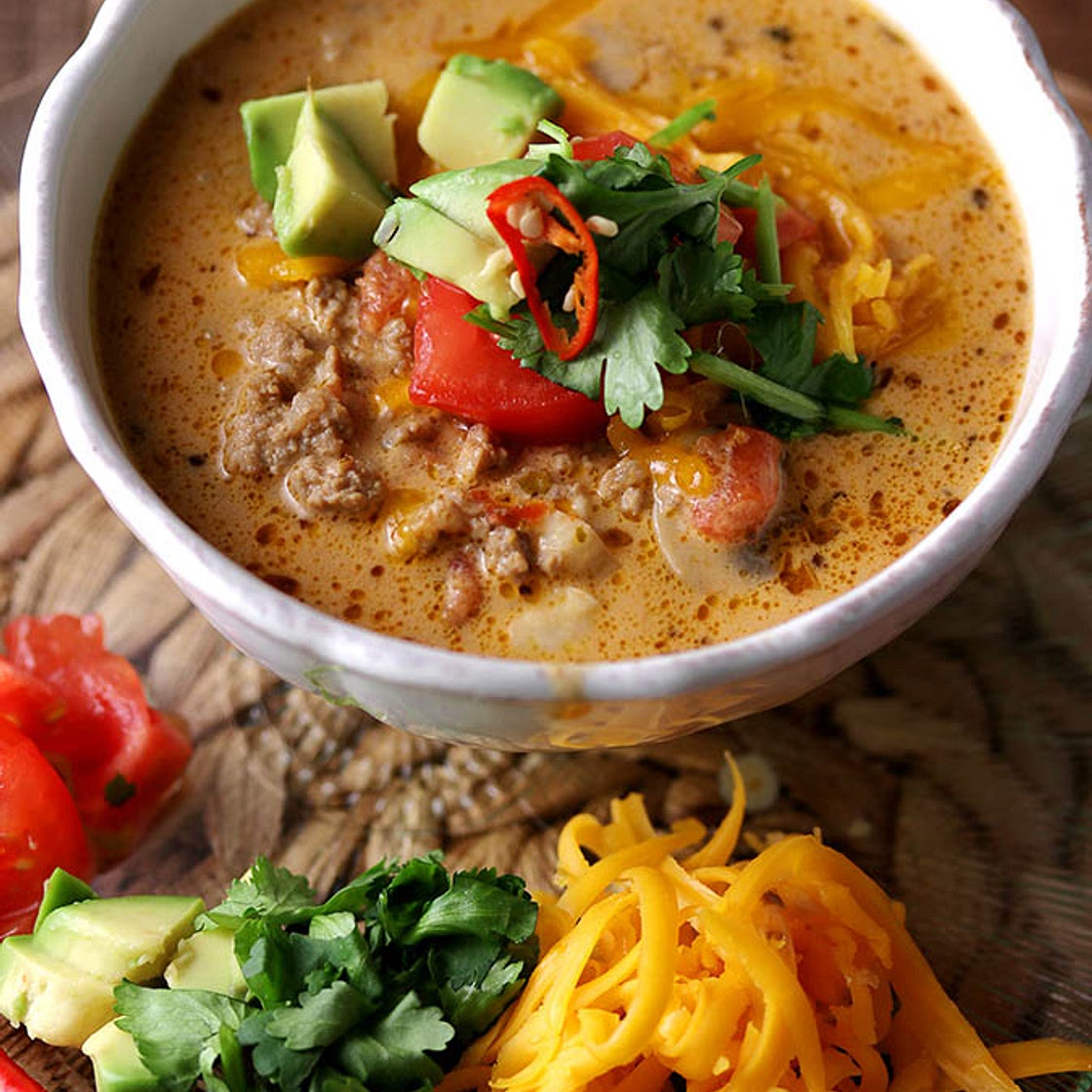 Low Carb Keto Taco Soup Recipe