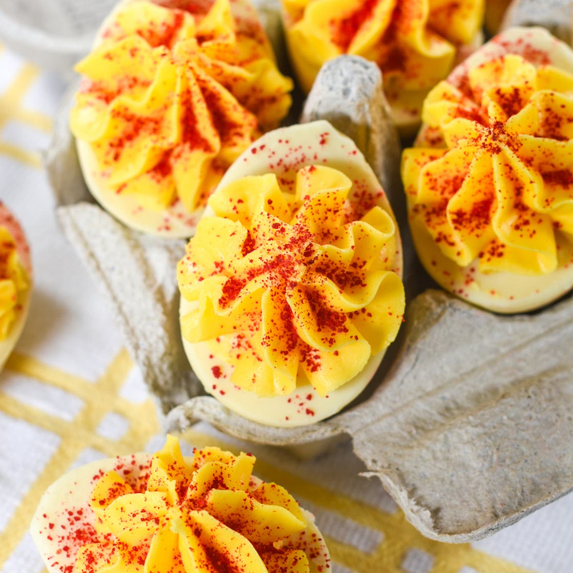 White Chocolate Deviled Eggs