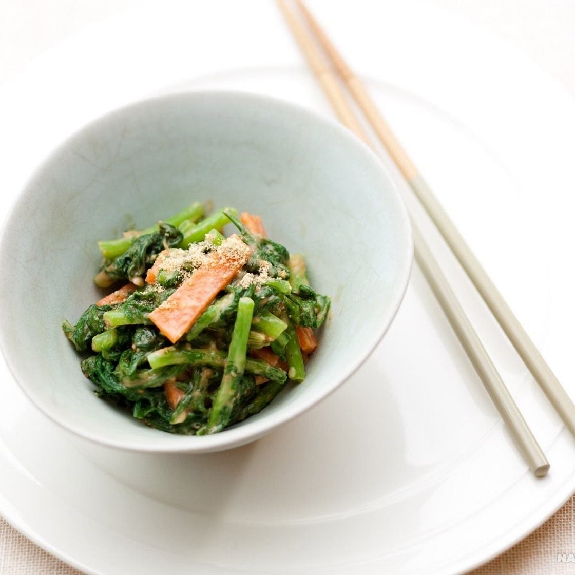 쑥갓 당근 된장 들깨무침 만드는 법