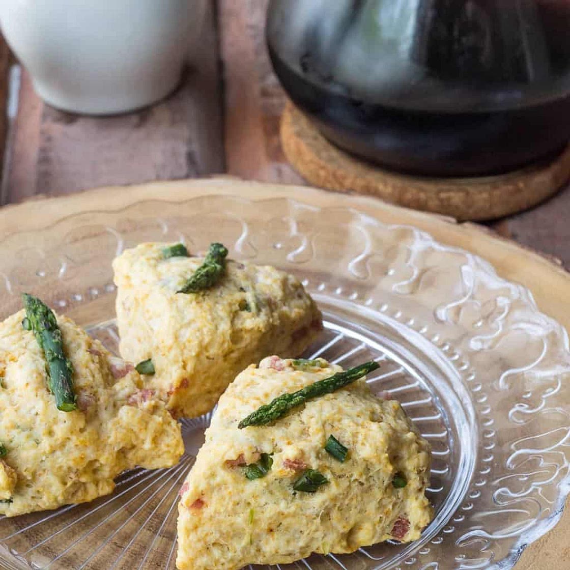 Ham Asparagus Scones