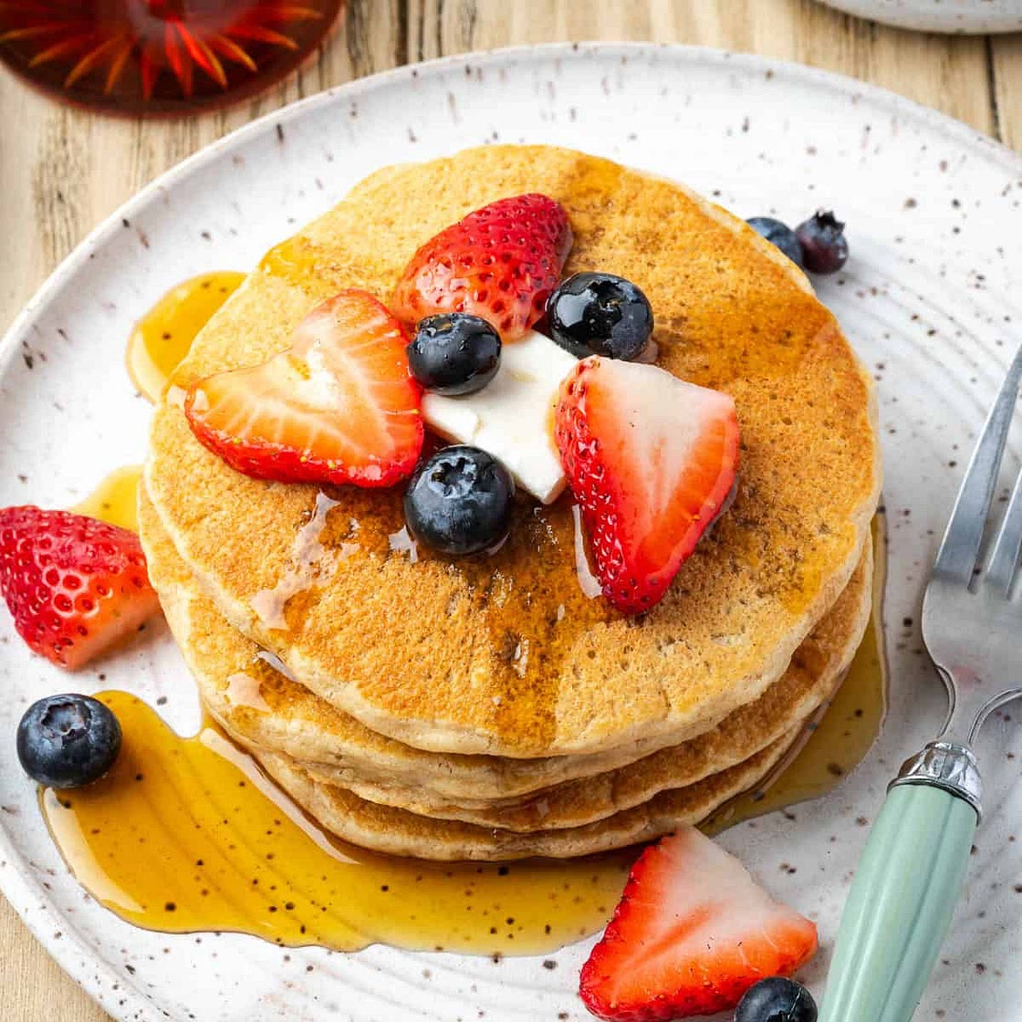 Oat Flour Pancakes