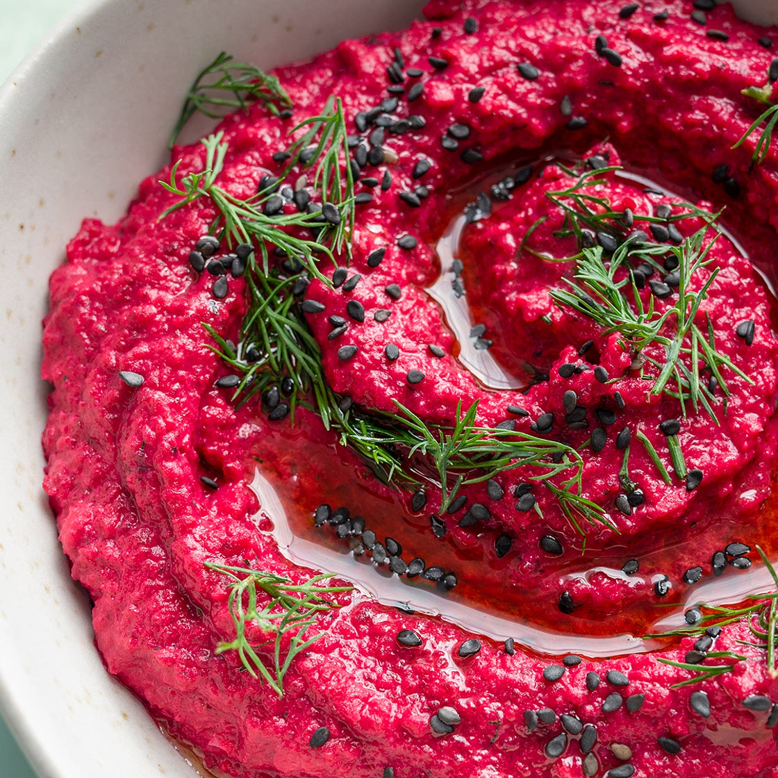 Beetroot & White Bean Dip - Healthy Beetroot Recipe