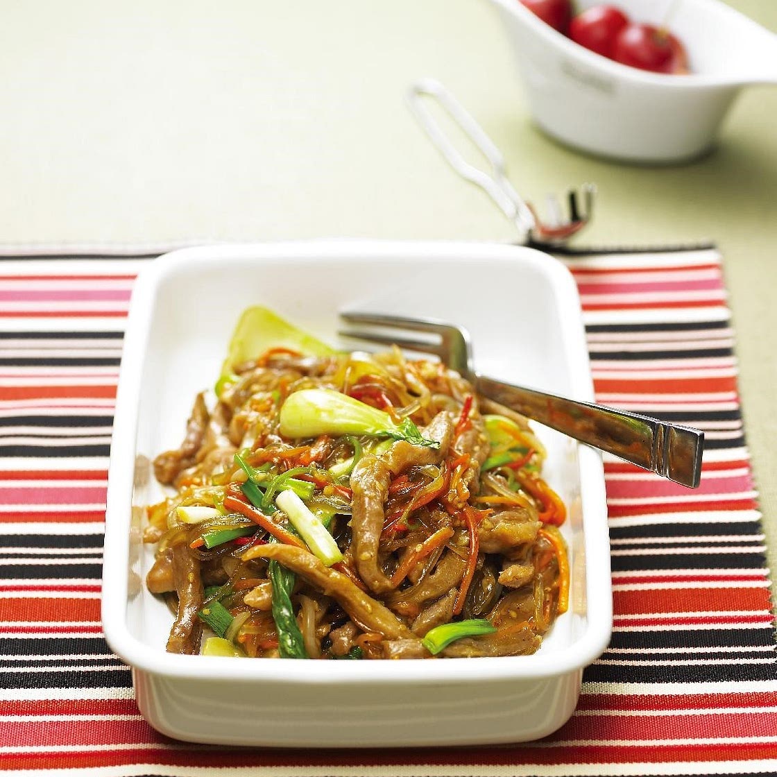 등심채소당면볶음 만드는 법