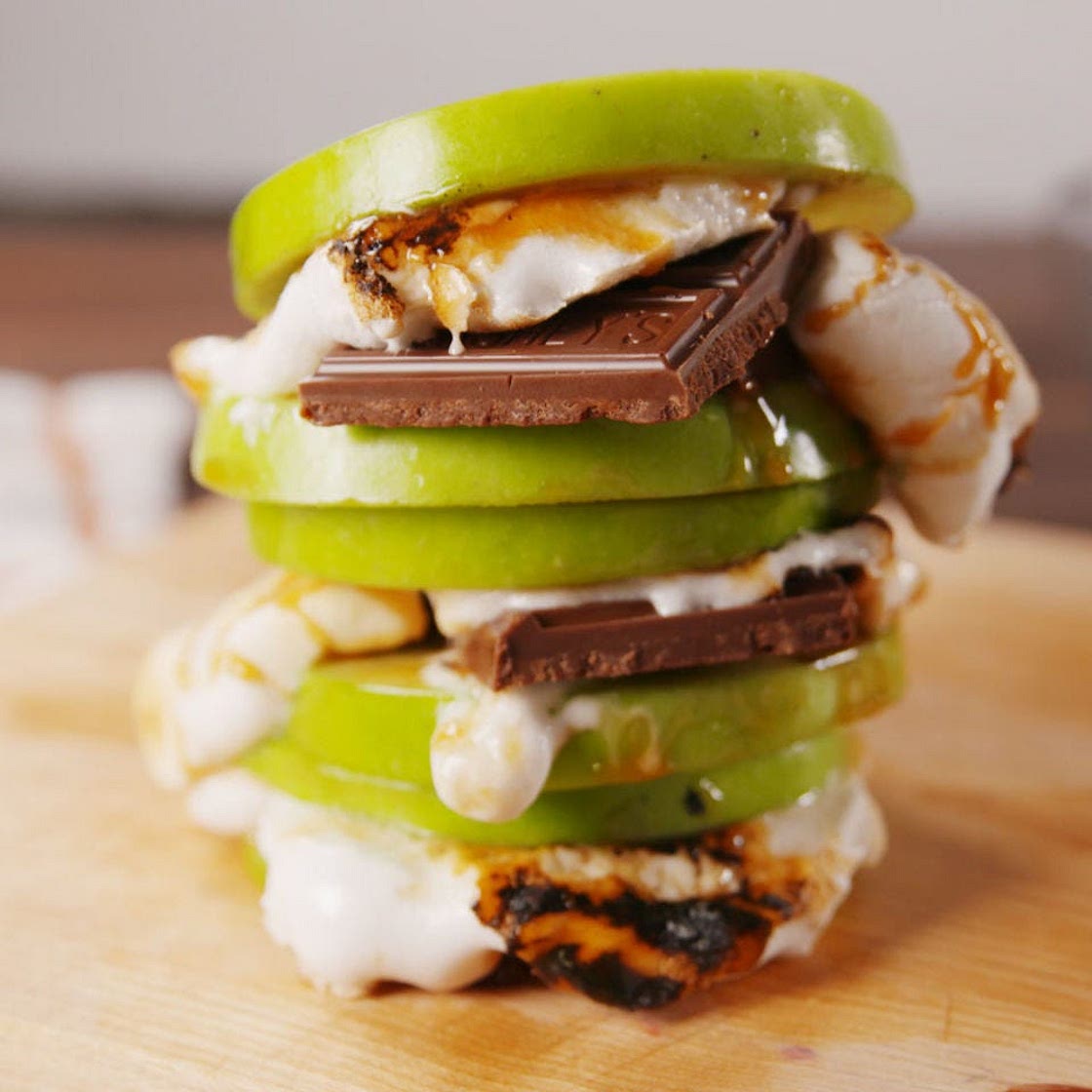 Caramel Apple S'mores