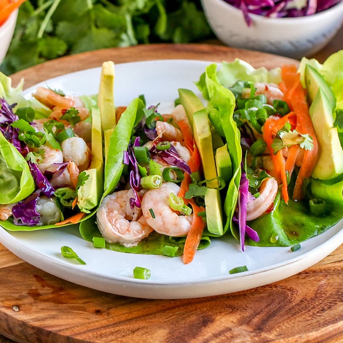 Shrimp Lettuce Wraps Recipe