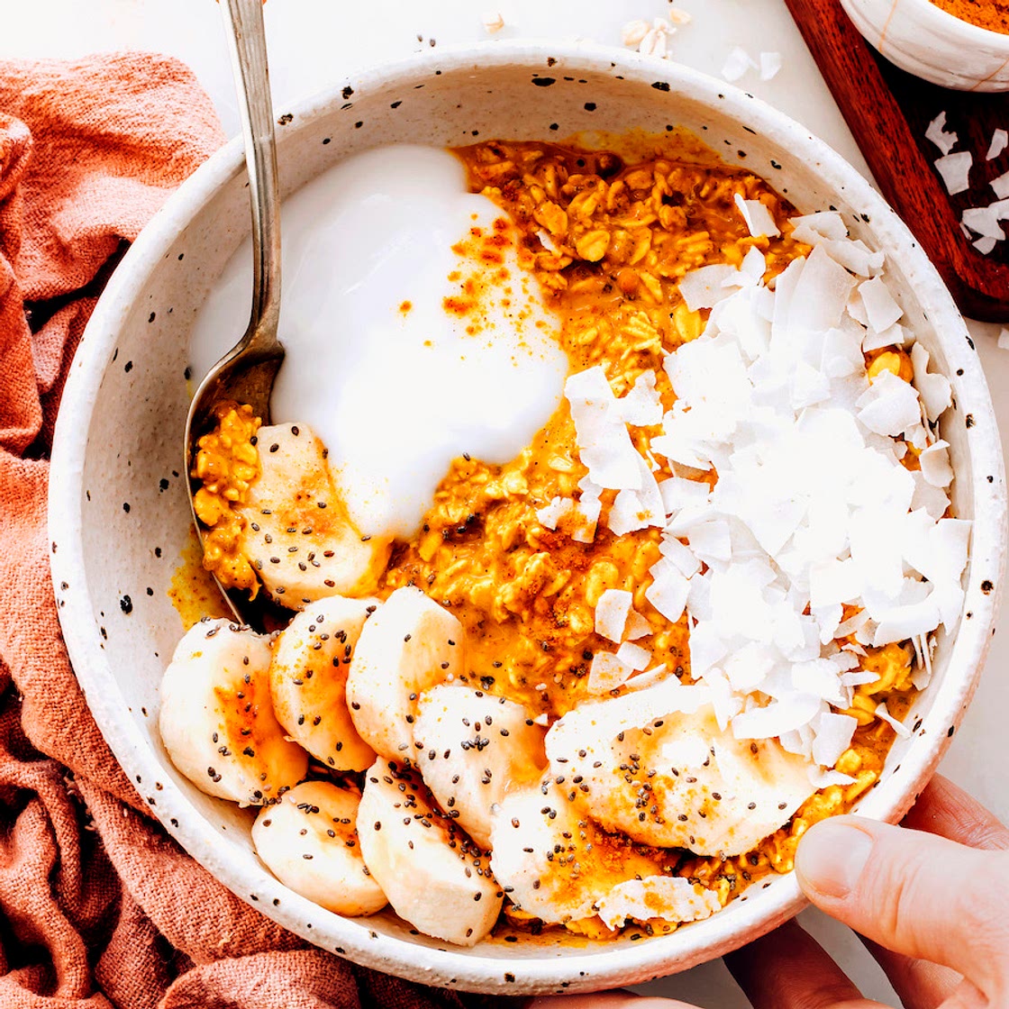 Golden Milk Overnight Oats