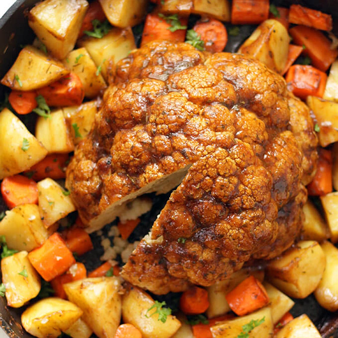Whole Roasted Cauliflower