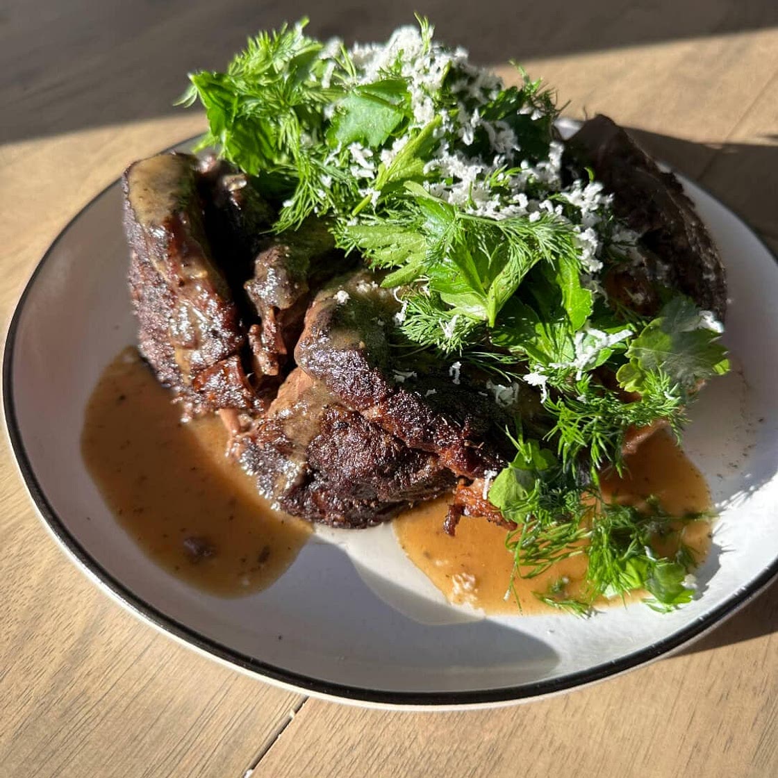 Pot Roast with Sherry Shallot Sauce