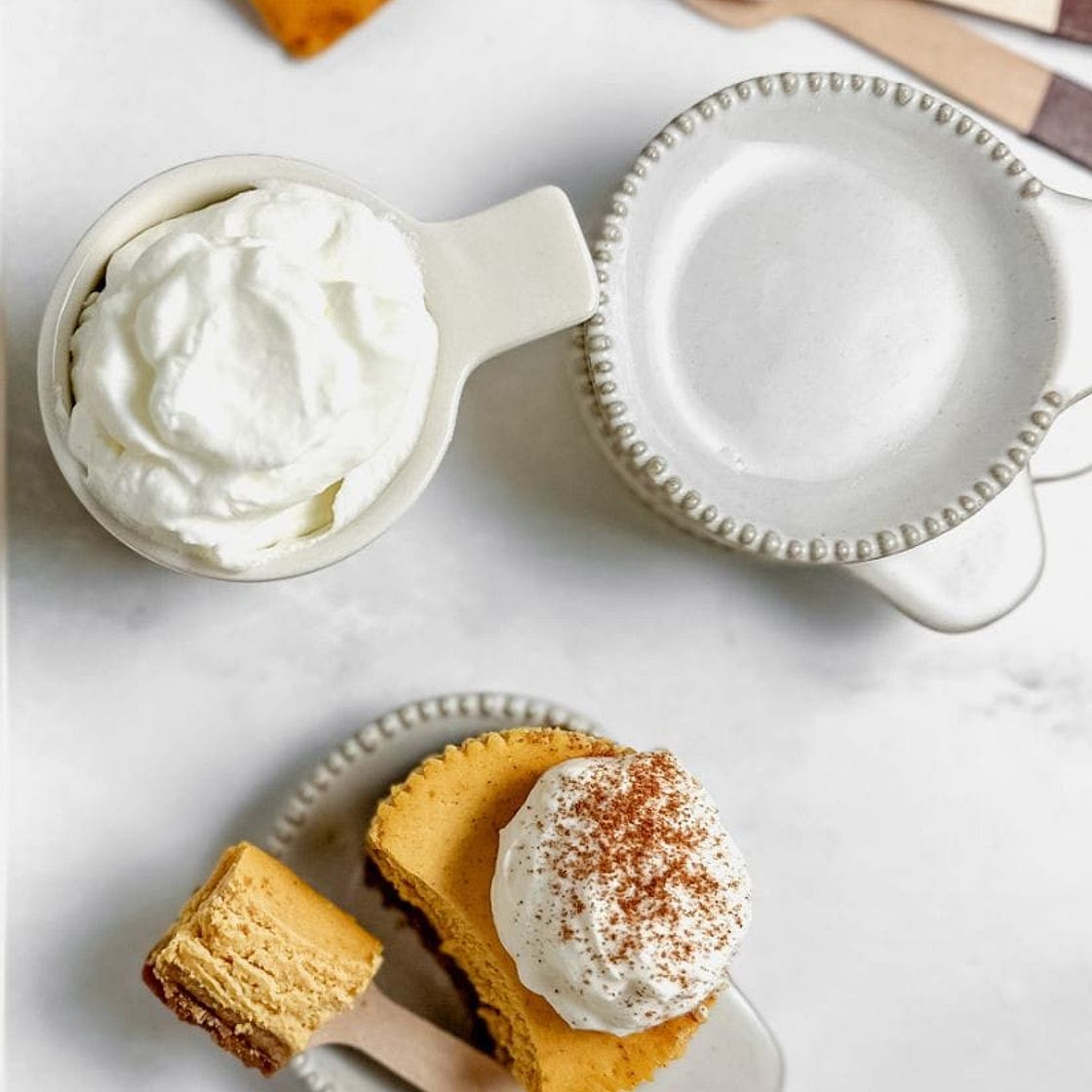 Mini Pumpkin Cheesecakes