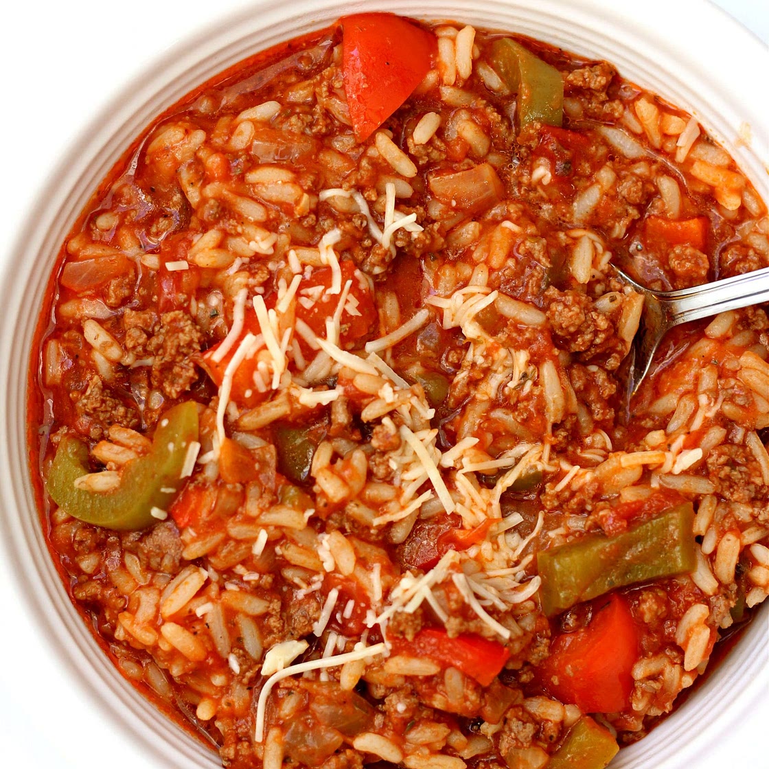 Instant Pot Stuffed Pepper Soup