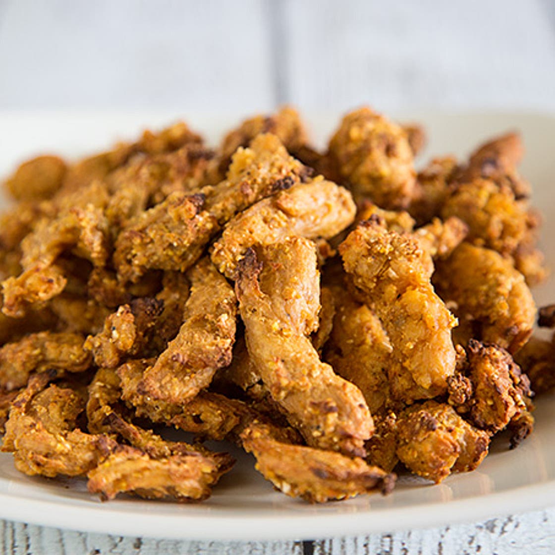 Vegan Spicy Fried "Chicken" Soy Curls