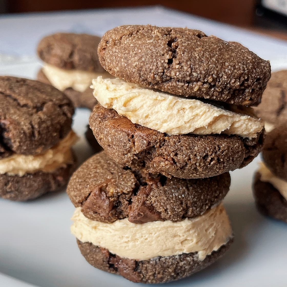 Amazing Reese’s Peanut Butter Chocolate Cookie Sandwiches
