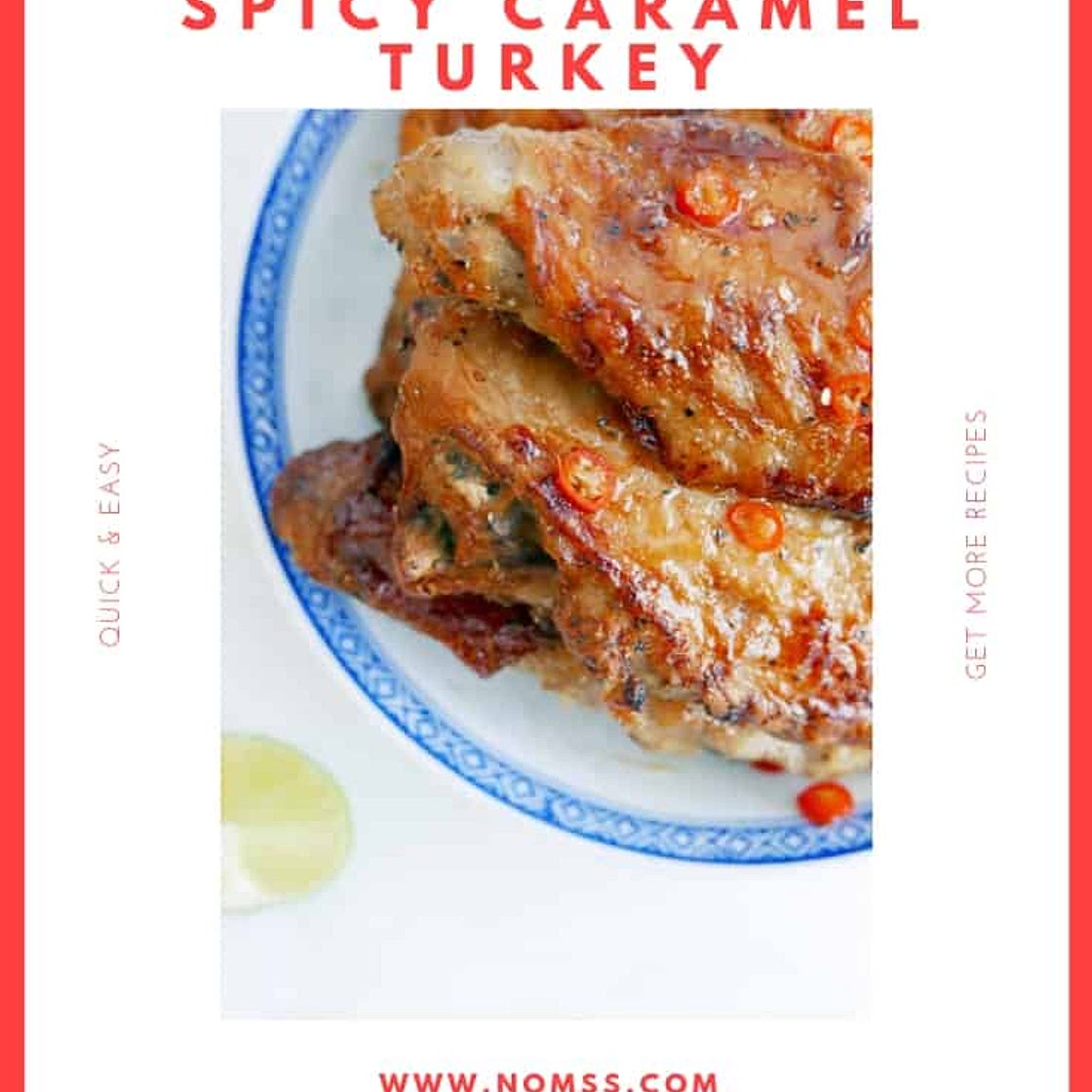 Vietnamese Spicy Caramel Turkey Wings