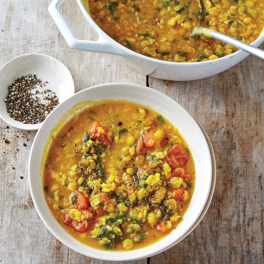 Yellow Split Pea Dal with Watercress