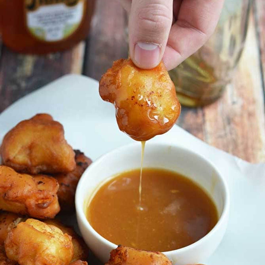 Maple Waffle Chicken Nuggets