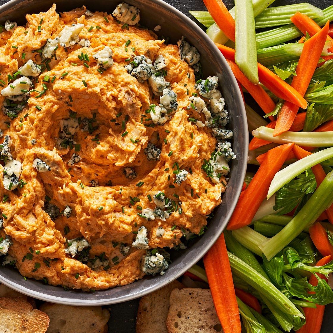 Crockpot Buffalo Chicken Dip