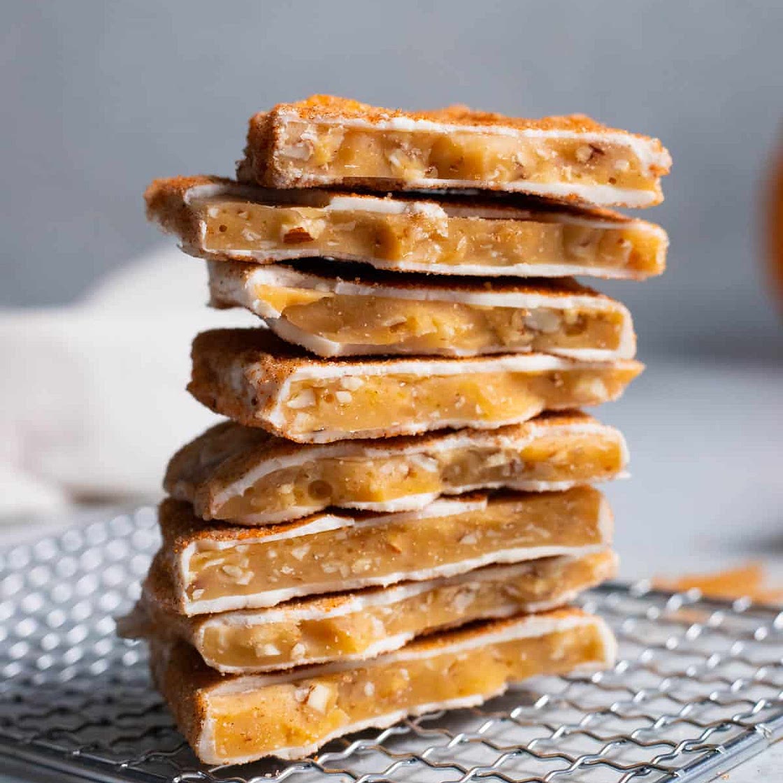 Pumpkin Spice Churro Toffee