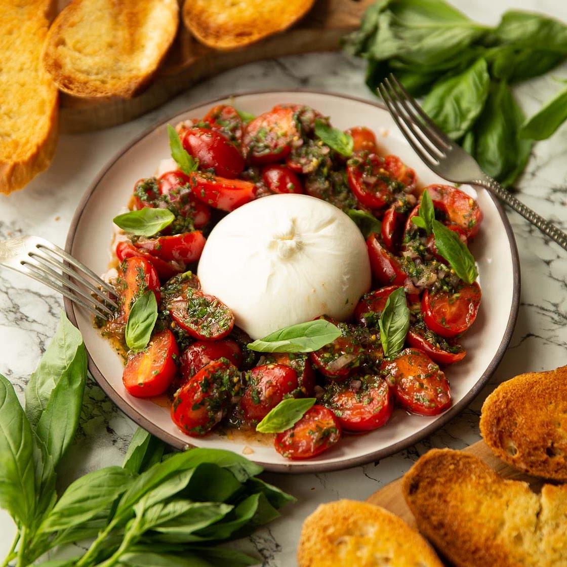 Tomato Burrata Salad
