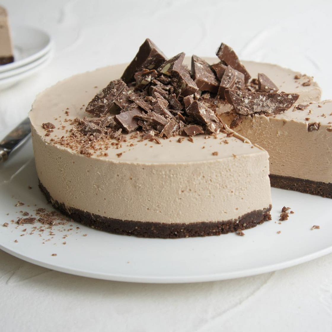 Toblerone Cheesecake Slice recipe