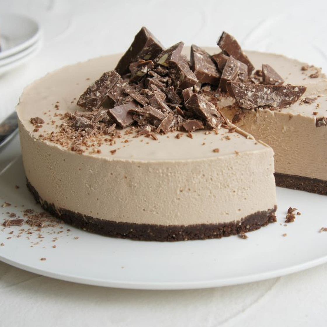 Toblerone Cheesecake Slice recipe