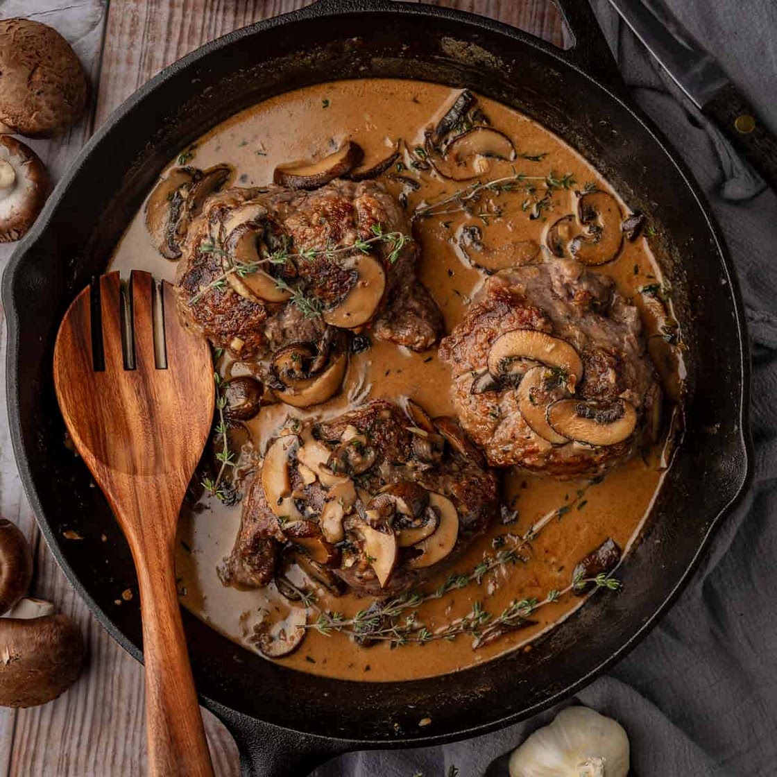 Creamy Steak Marsala Recipe with Mushrooms