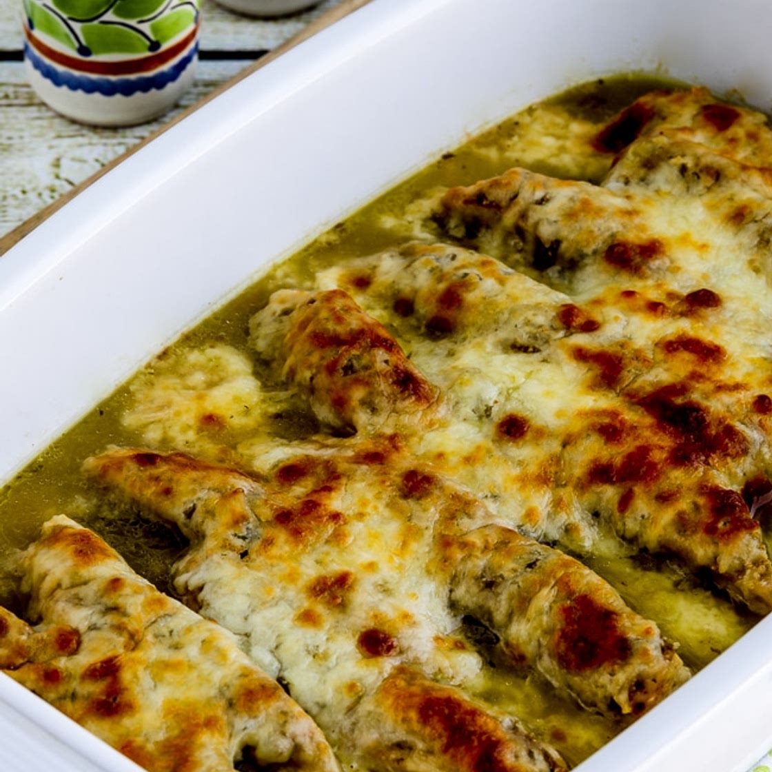 Salsa Verde Chicken Bake