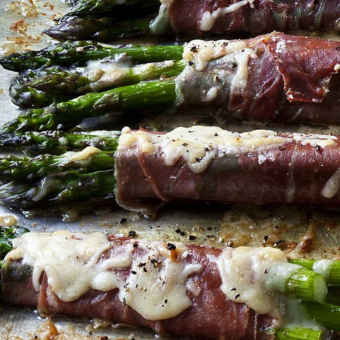 Asparagus & Prosciutto Bundles | Recipes