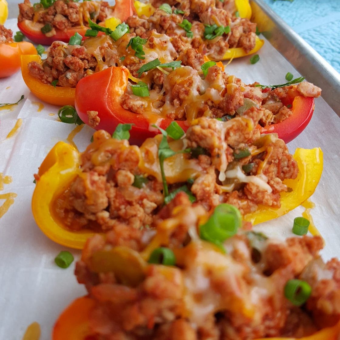 Low Carb Bell Pepper Nachos