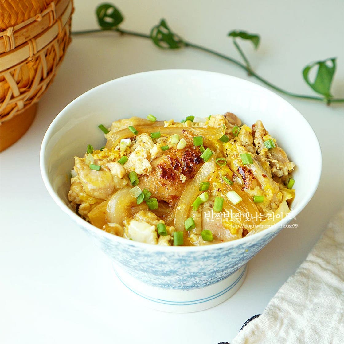 오야꼬동 만들기 쯔유 일본식덮밥 일본가정식 닭고기덮밥 계란덮밥 오야코동