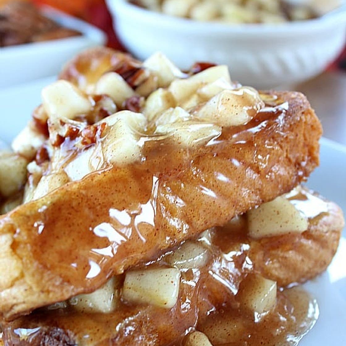 Apple Pecan French Toast