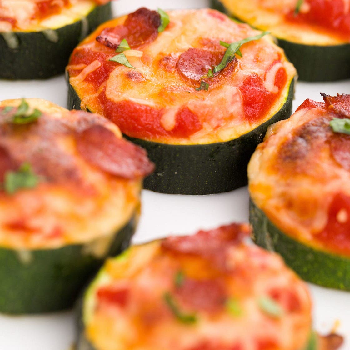 Zucchini Pizza Bites