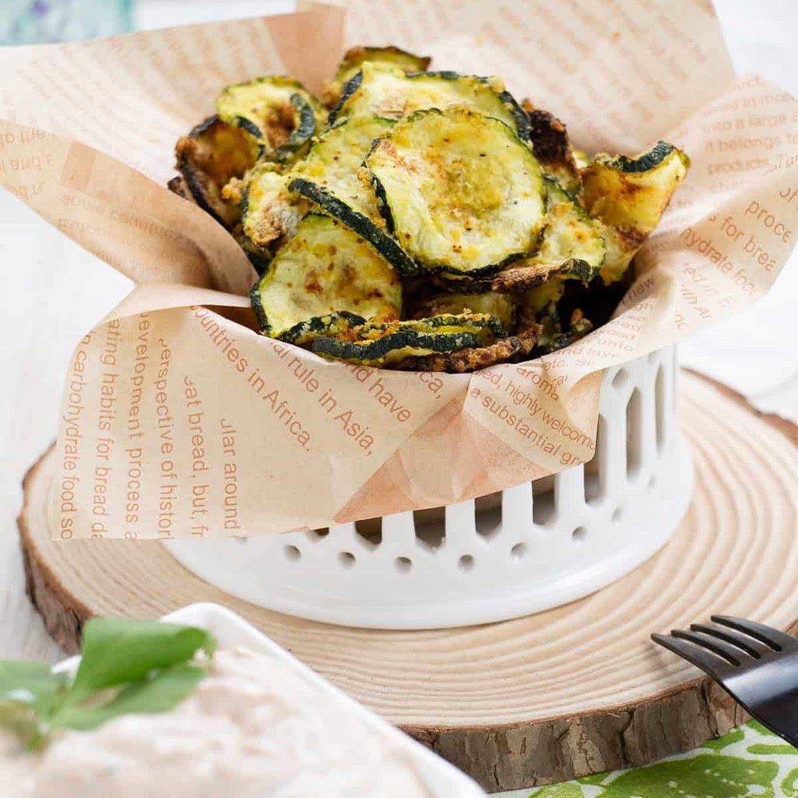 Zucchini Chips in the Air Fryer