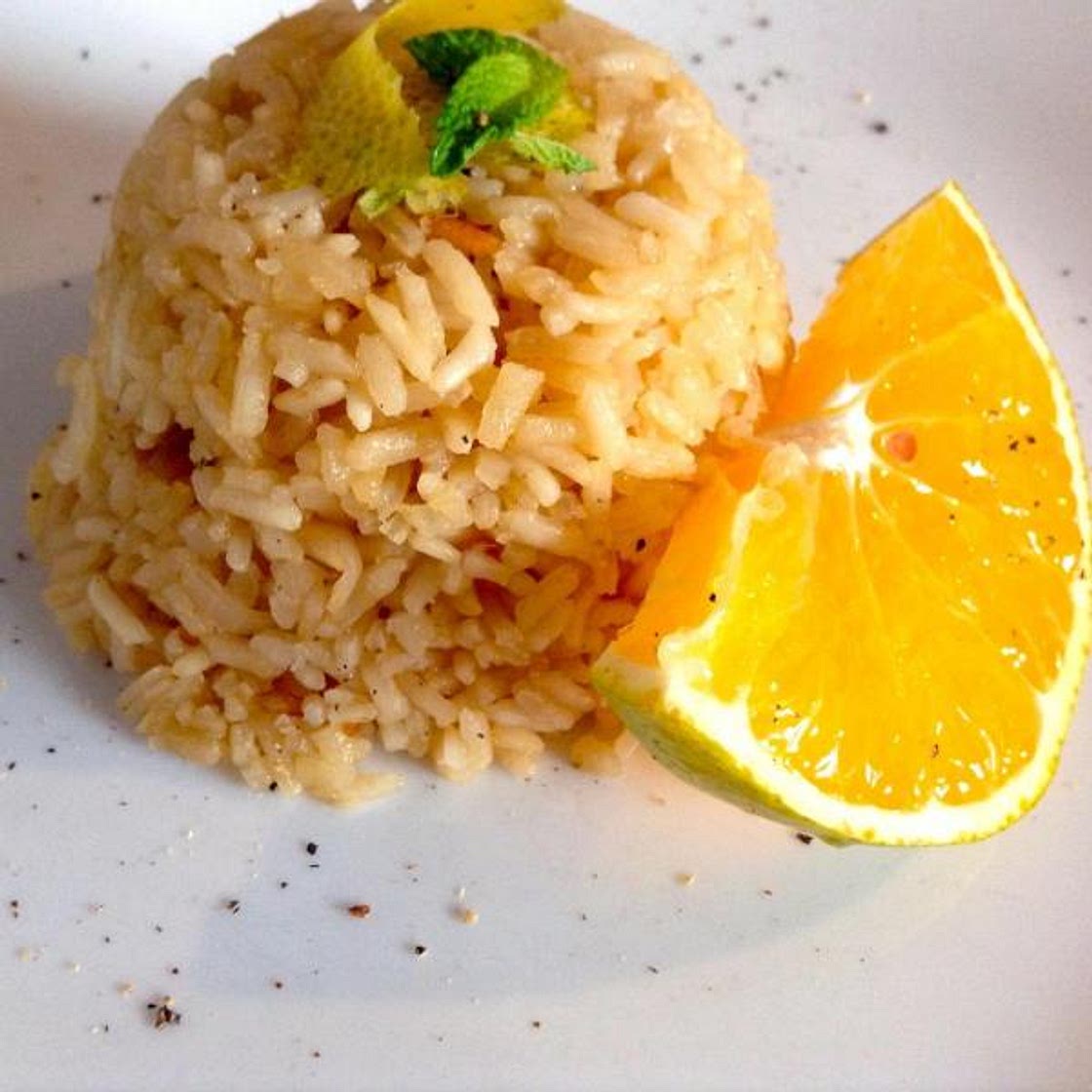 Receita de Arroz com laranja