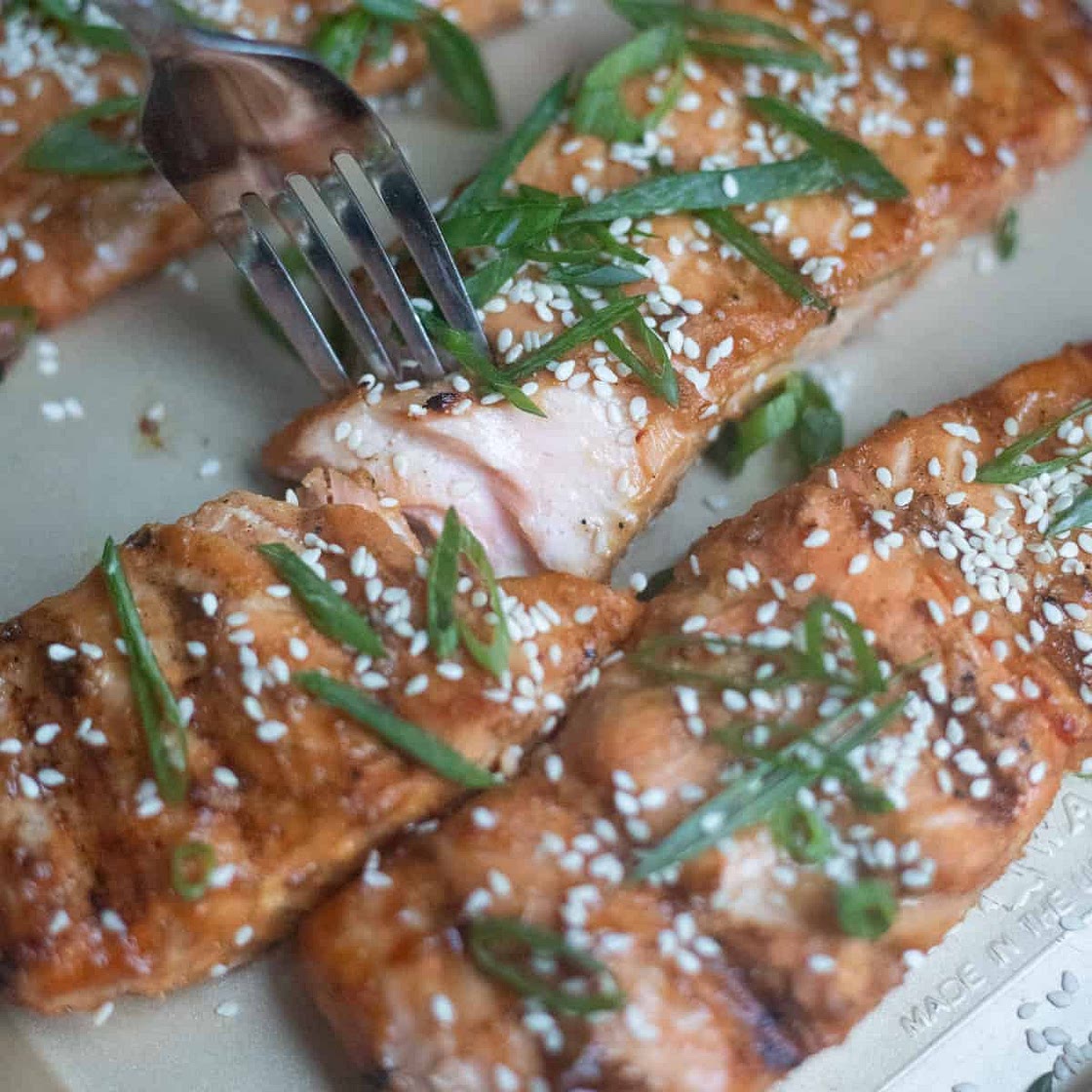 Grilled Miso Salmon