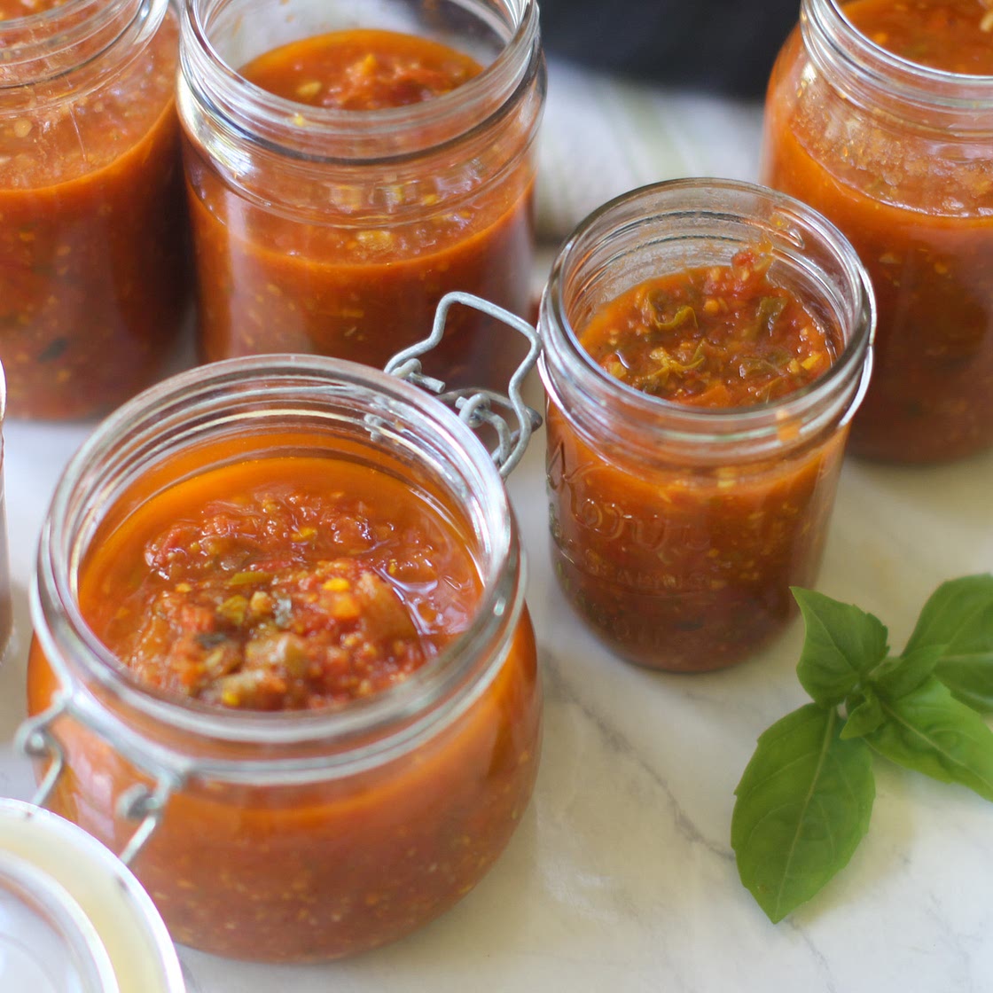 Freezer Marinara Sauce with Fresh Tomatoes