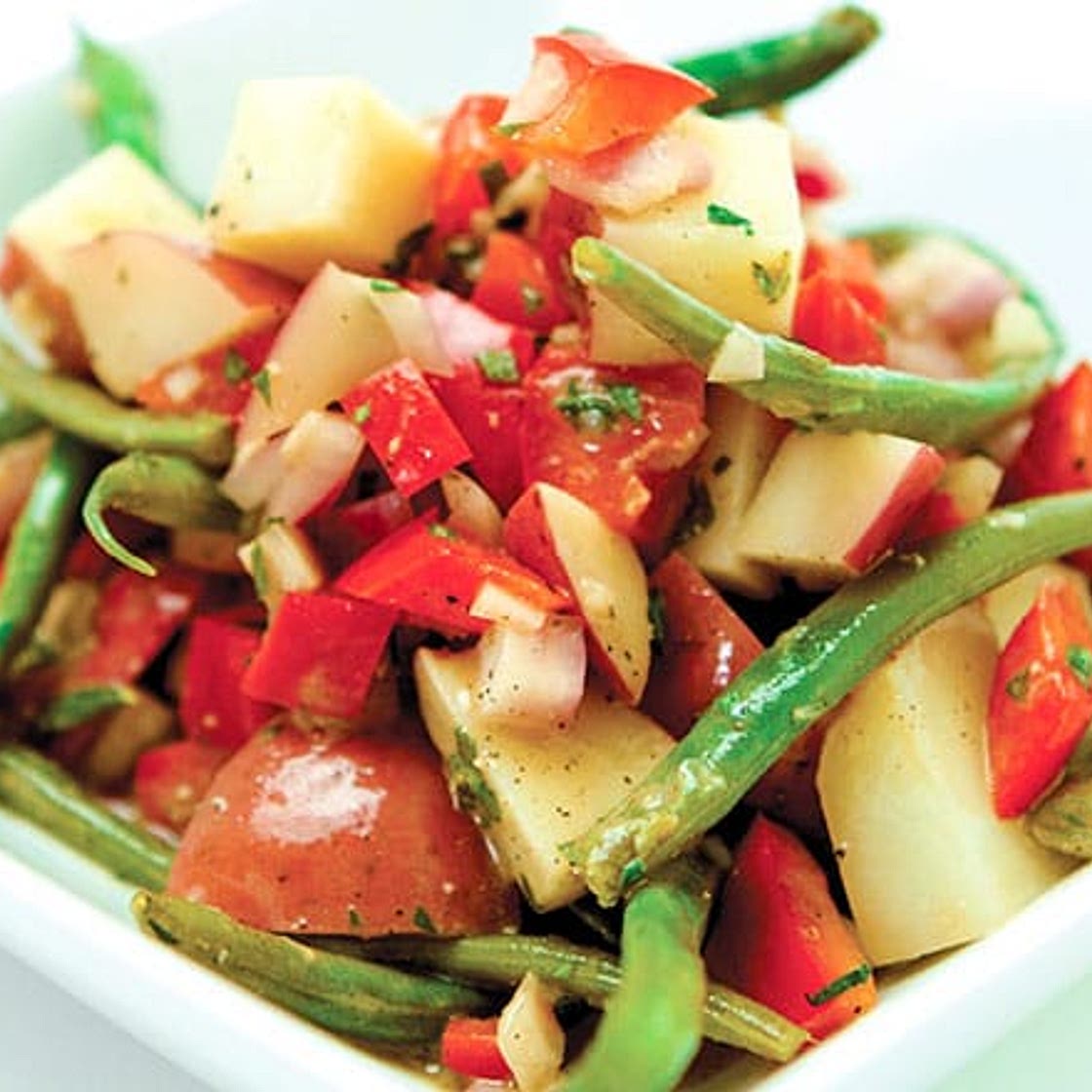 Late Summer Potato Green Bean Salad