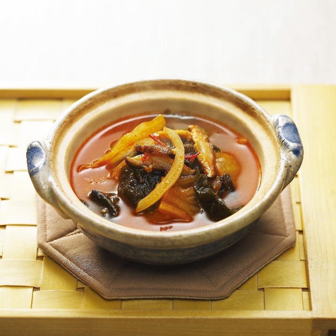 멸치미역고추장김치찌개 만드는 법