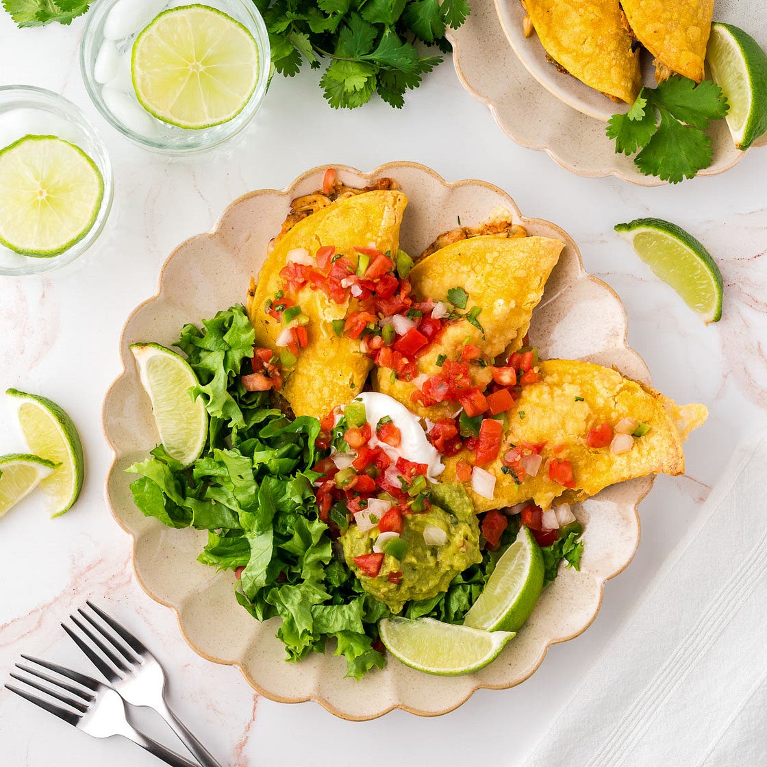 Quick and Easy Rotisserie Chicken Tacos