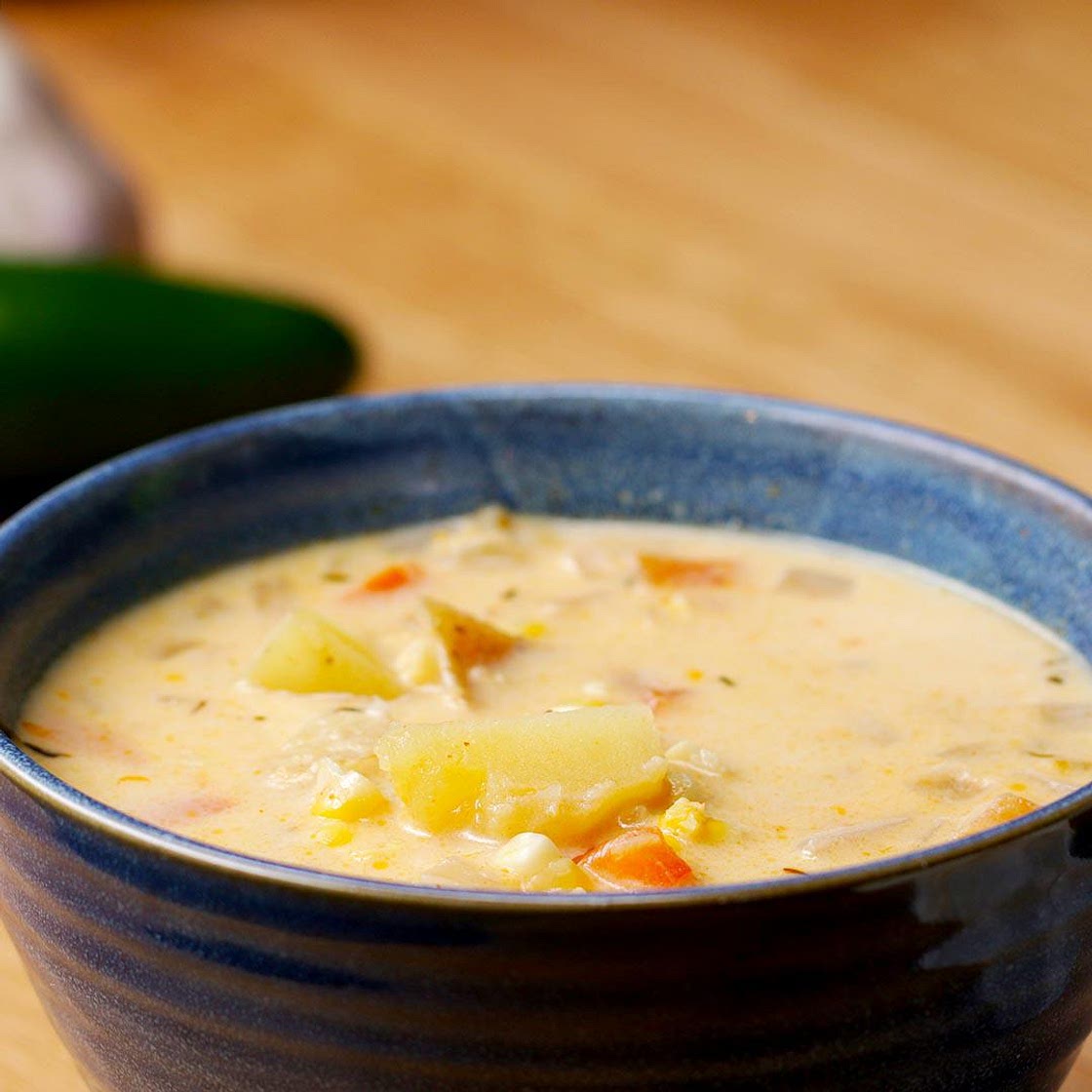 Fresh Corn Chowder Recipe by Tasty