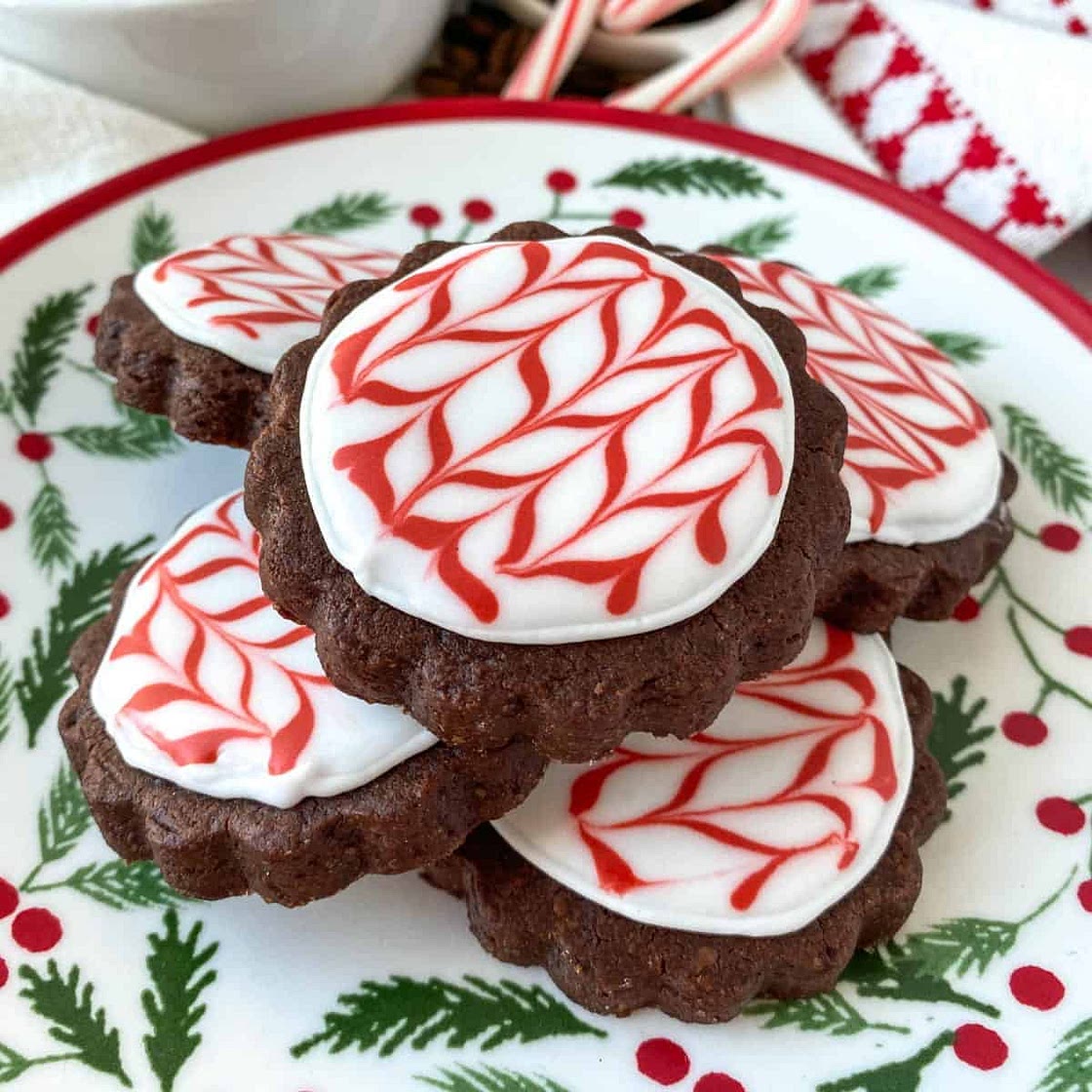 Peppermint Mocha Cookies