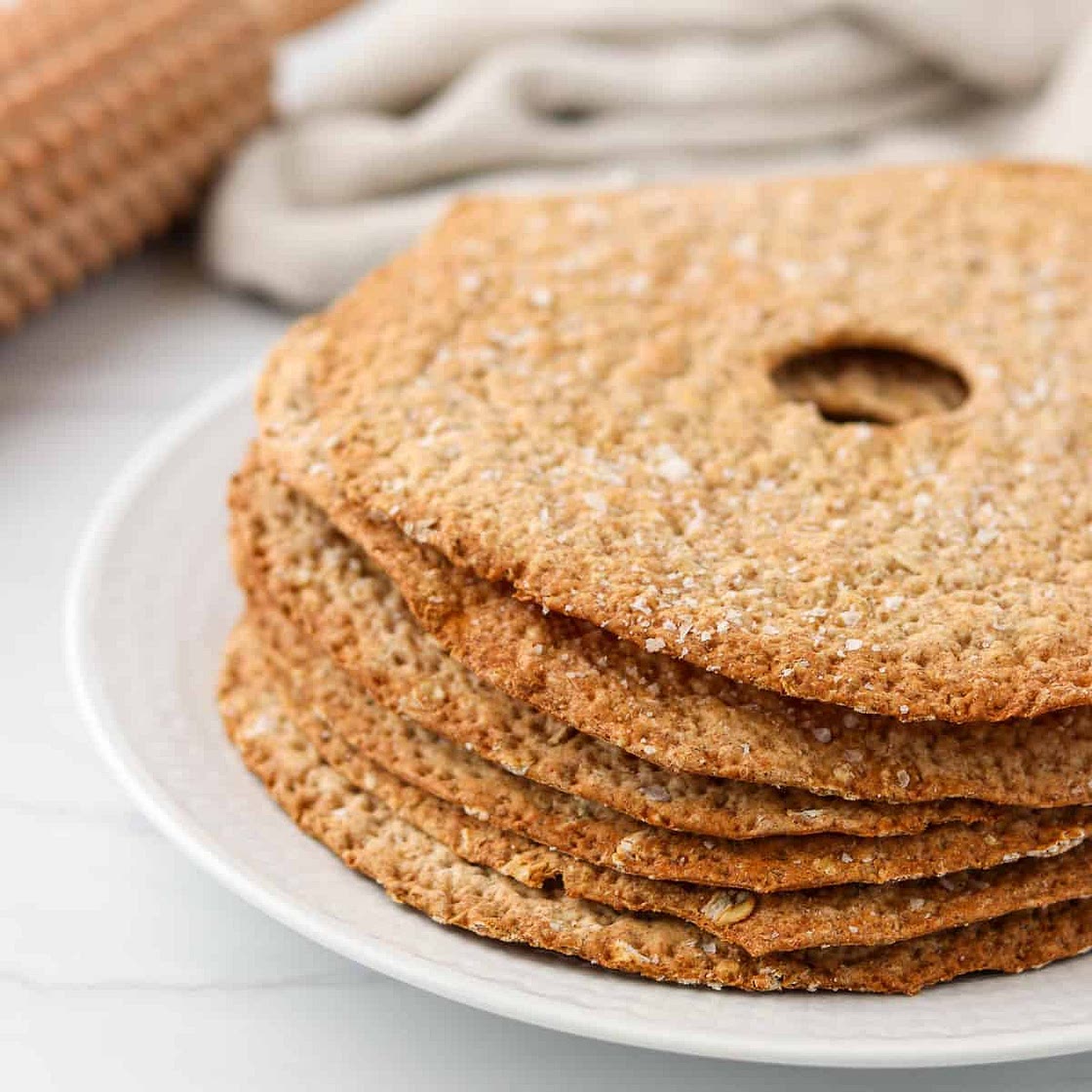 Easy Swedish Crispbread (Knäckebröd)