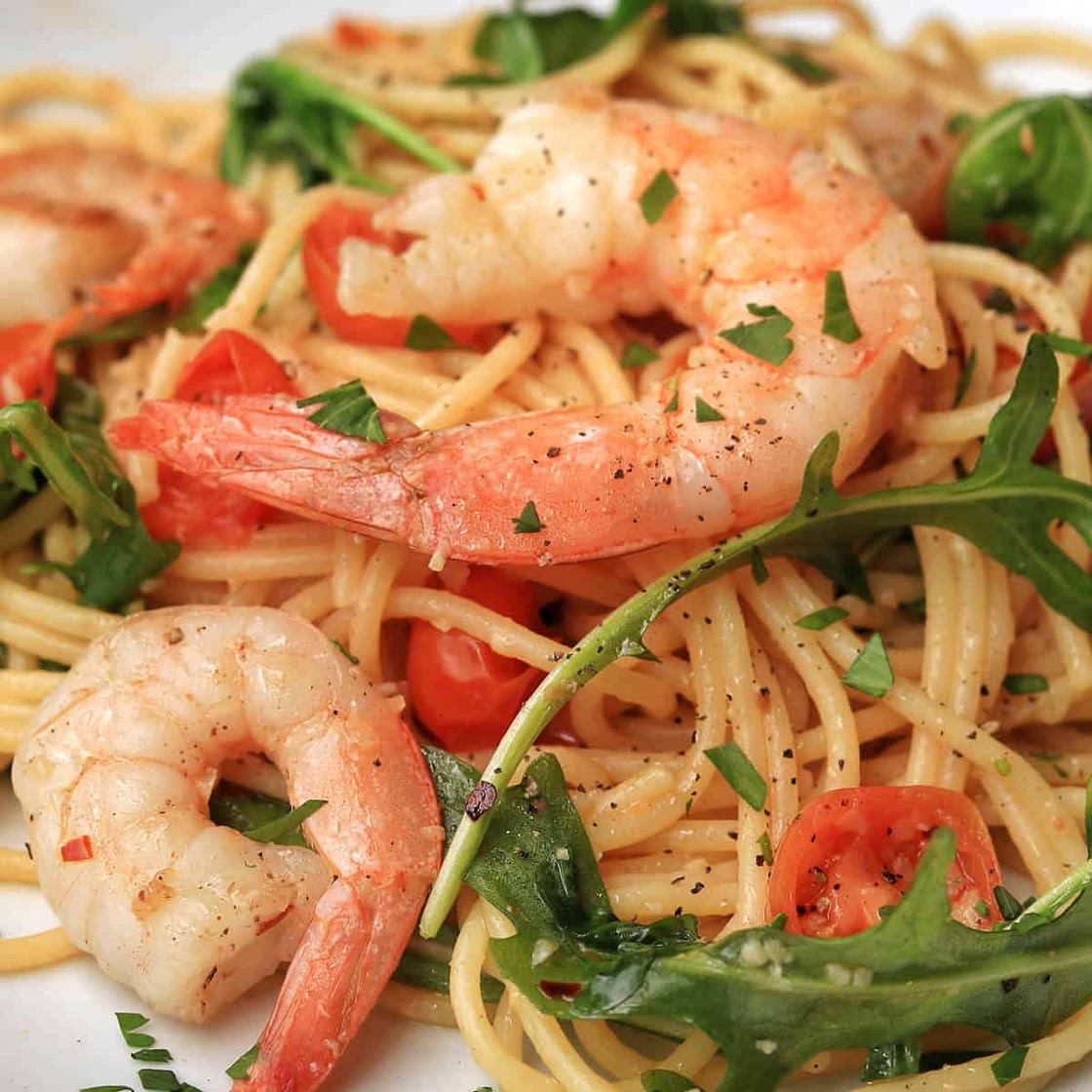 Prawn Aglio e Olio