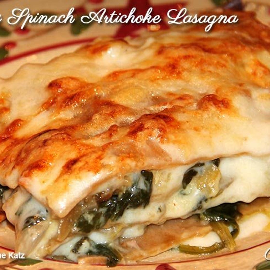 Creamy Spinach Artichoke Lasagna