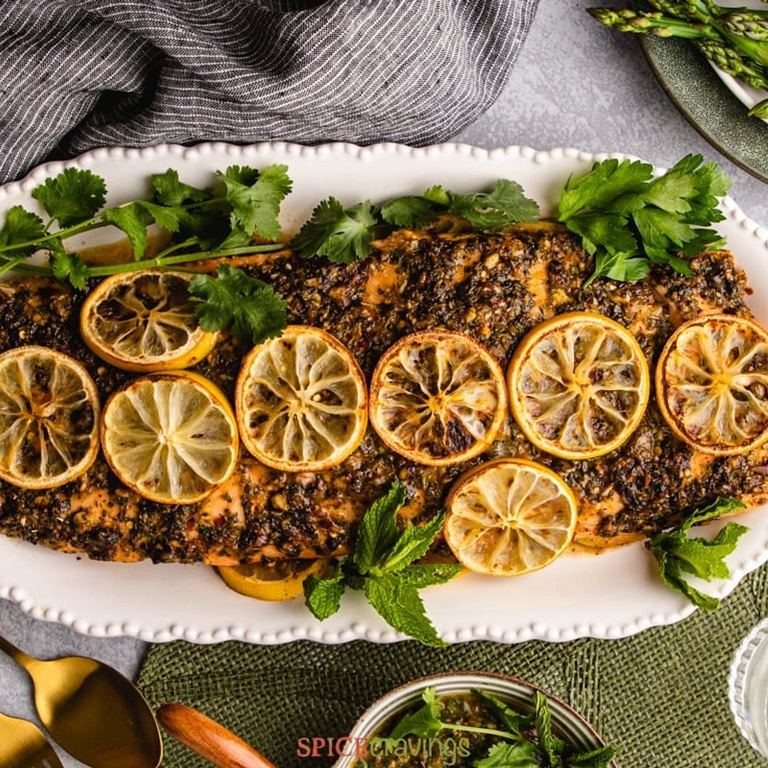 Chimichurri Salmon