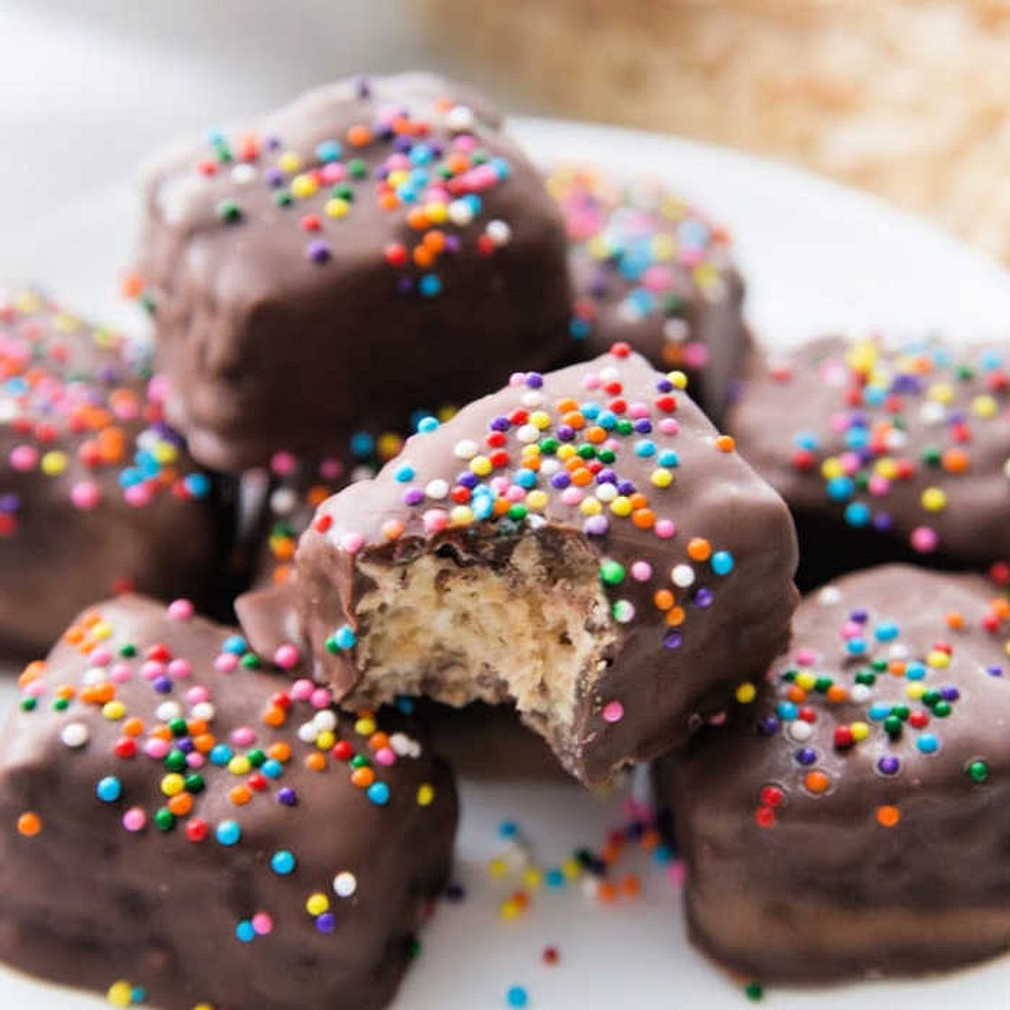 Chocolate Covered Rice Krispie Treats