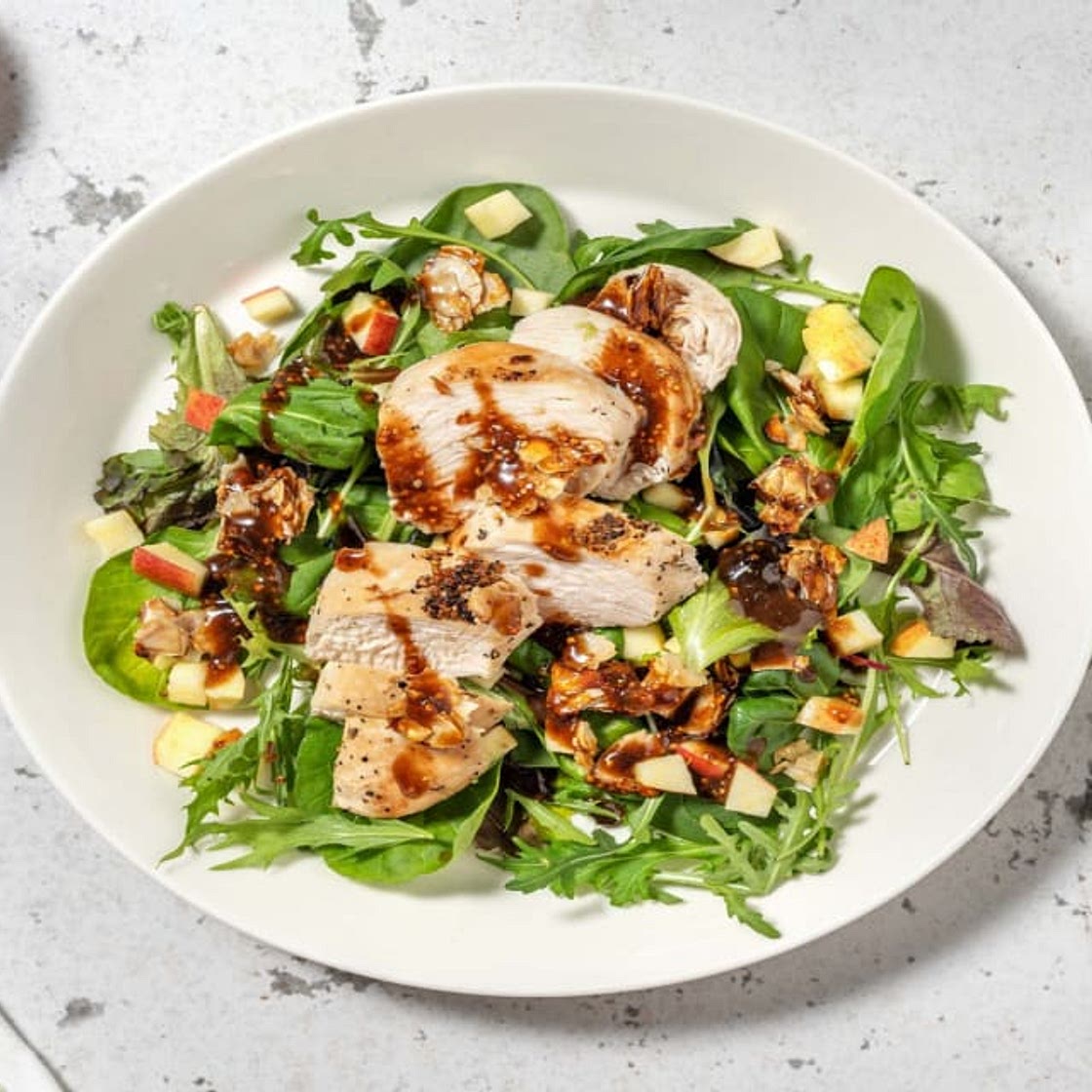 Smart Blueberry-Dressed Chicken Salad with Almond Pralines