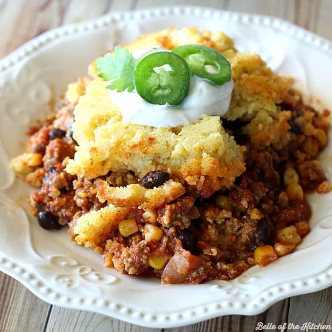 Chili Cornbread Casserole