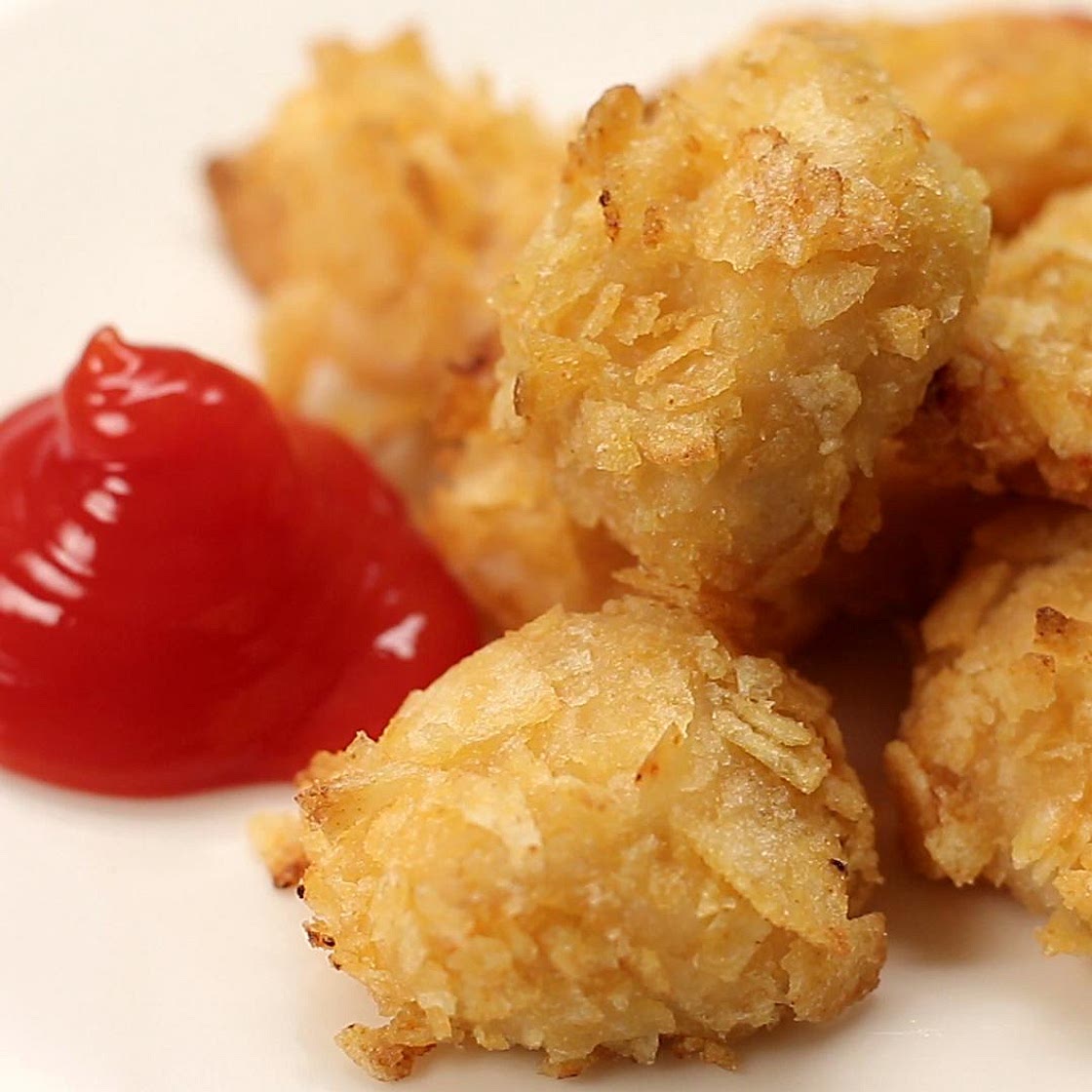 Crisp-Coated Chicken Nuggets Recipe by Tasty